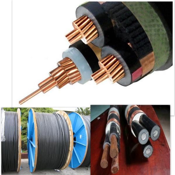 high voltage copper conductor 6kv 3x95mm2 power cable LSZH