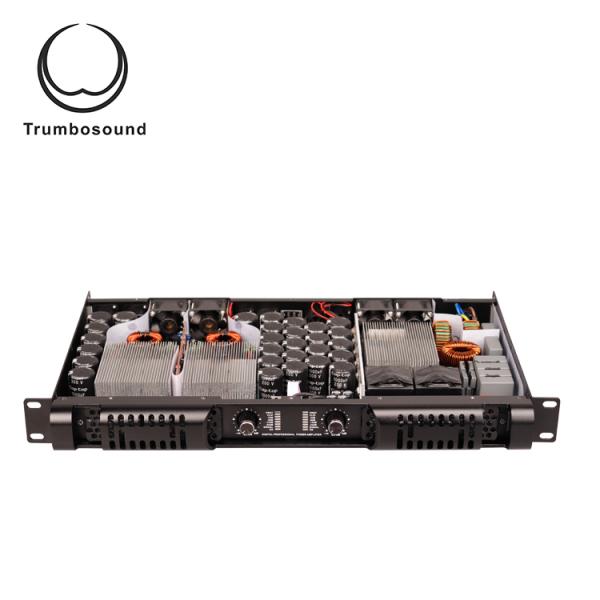 Class D amplifier professional digital power amplifier 2 channel amplifier 2x1850W, HD1850