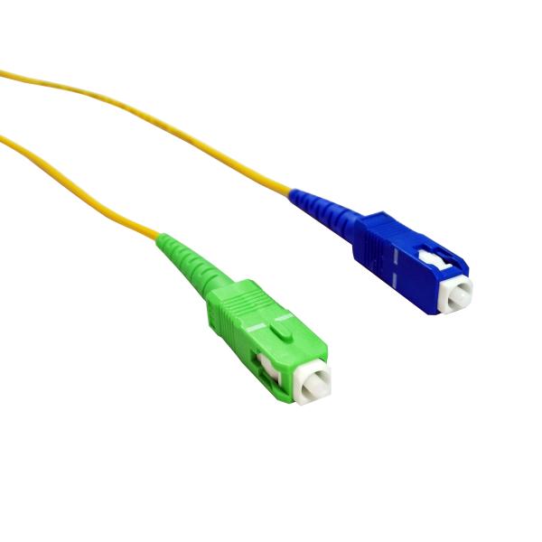 HTD G652D Fiber Optic Patch Cord SC UPC To SC APC Cord Single Mode Simplex OEM