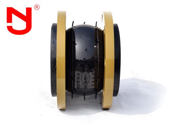 Buy Galvanized Flange Single Sphere Rubber Expansion Joint Improving Thermal Stability at wholesale prices