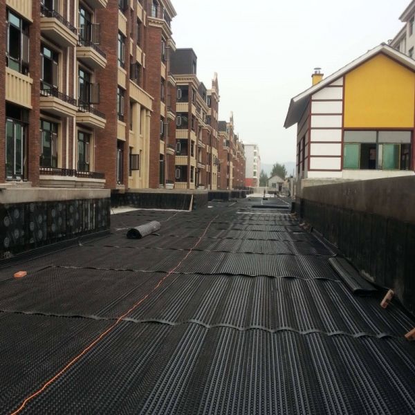 HDPE Vertical Drainage Board High Flow Capacity Soil Improvement Material