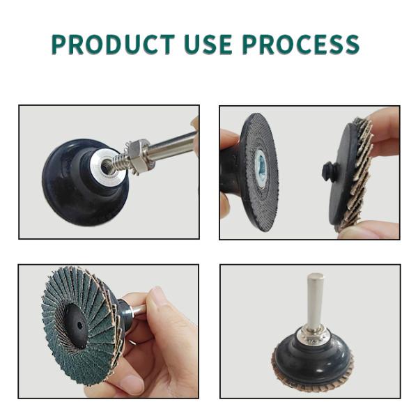 Surface Grinding Quick Change Flap Disc with Mini Small Size and Customized Support