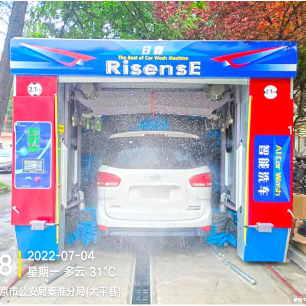 Risense CE Approved 5 Brushes Full Automatic Rollover Car Wash Machine with air Dryer and Wheel Brushes(CF-360)