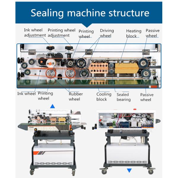 Continuous Vacuum Sealing Machine With Nitrogen Gas Filling Flush Sealing For Medical
