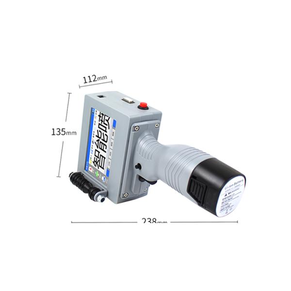TIJ Printer Handheld Desktop Digital Eco Solvent Printer with Large Screen Display
