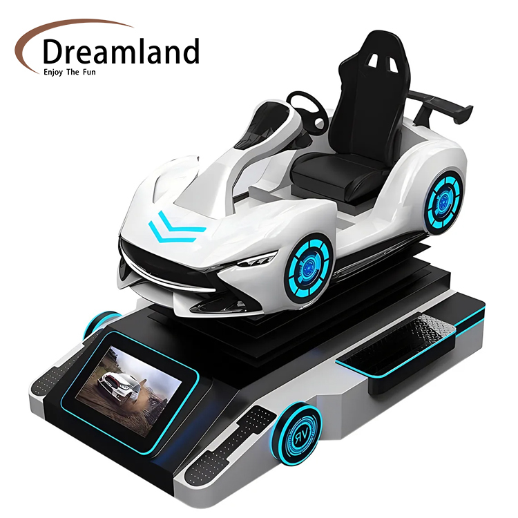 Safety VR Car Racing Simulator High Performance With Exhilarating Gaming Experience