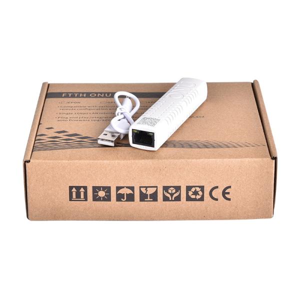 AS-ONU53 XPON 1GE 1*10/100M /1000M Ethernet interface, 1 XPON interface, XPON ONU plastic casing, external power supply