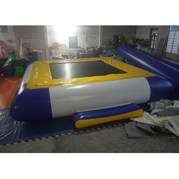 0.9mm PVC Attractive Inflatable Sports Games , Bungee Jumping Trampoline For Fun Games