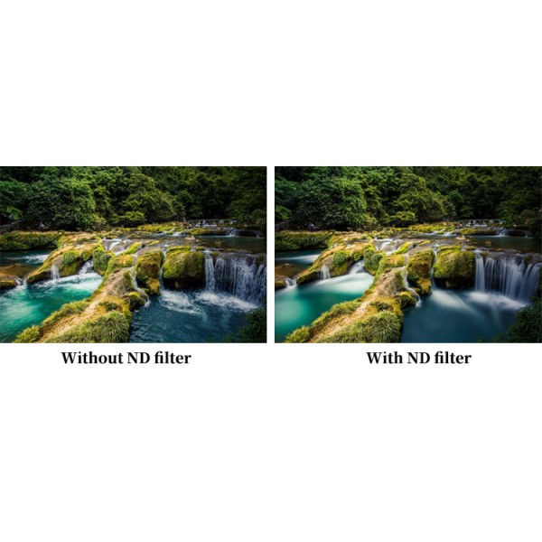 ND filter light reduction demonstration