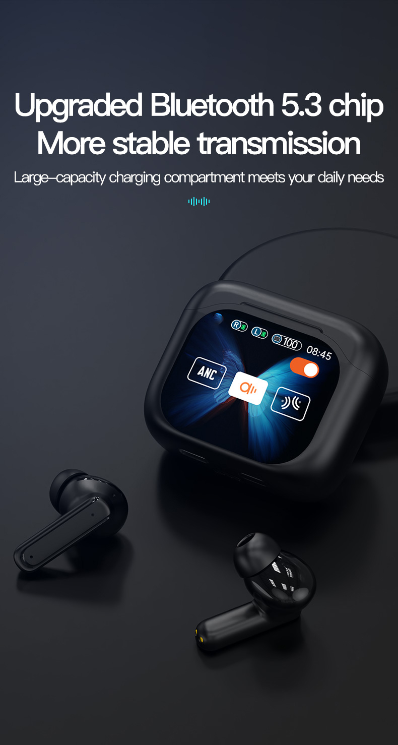 Two Way Smart Translation Earphones Wireless AI Simultaneous Interpretation Headsets