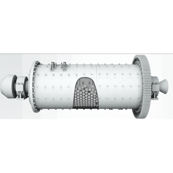 Low Consumption Mining Powder Grinding Machine Dry / Wet Type Limestone Gold Ore Ball Mill