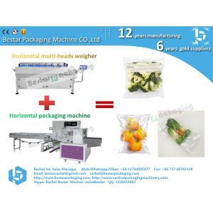 How to pack multiple vegetables with automatic weighing function