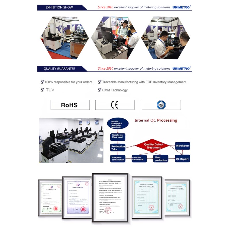 Vision Measuring Machine for Tool Inspection with 80×60×60mm Measuring Range, 0.0001mm Linear Scale Resolution, and DXF Input Capability