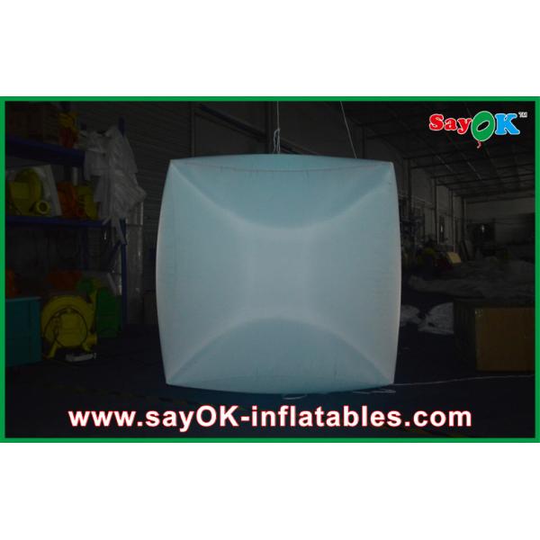 Square Hanging Inflatable LED Light Stylish Customized For Club