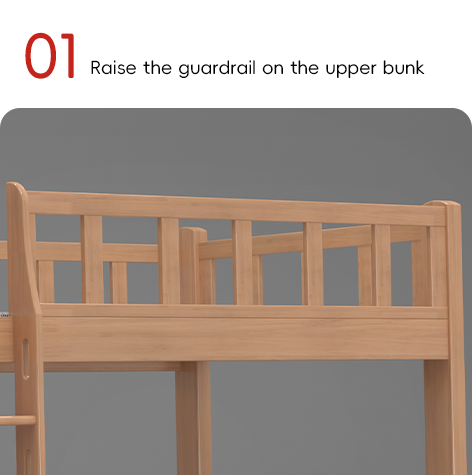 High stability multi-functional wood products Support customization ISO9001 Certified School Bunk Bed for Dormitory