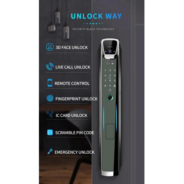 Enhanced Security 3D Face Recognition Smart Door Lock with Camera and Wifi Connectivity