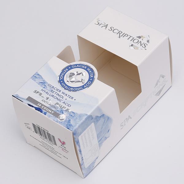 Recycled 350gsm Cardboard Soap Packaging Boxes Embossing Printing