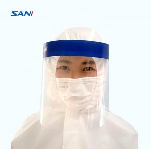 China Anti Fog Transparent PET Plastic Face Shield Dental Disposable Products on sale