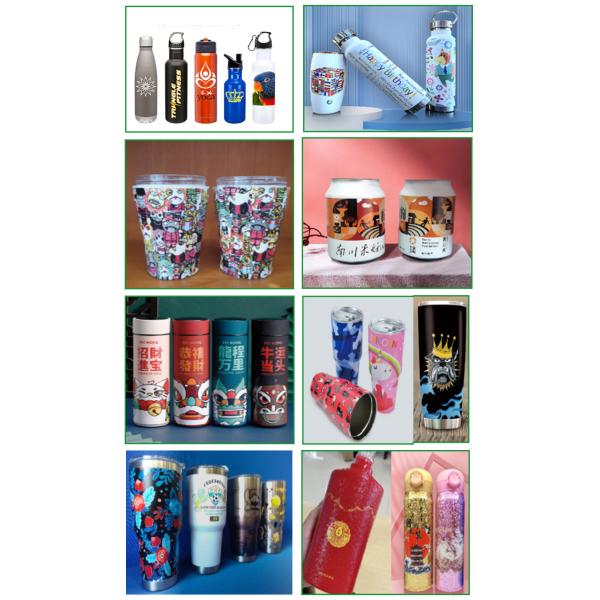 CMYK Color Digital Ink Printer Cylindrical Inkjet With High Resolution