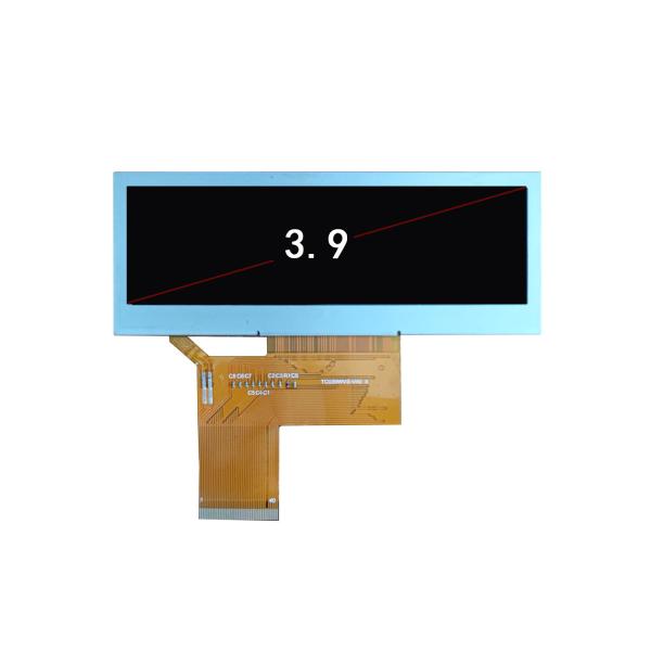3.9 inch bar type TFT display module 480x128 dots 24 bit RGB interface 500c/d