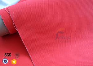 China 0.45mm Red Acrylic Coated Fiberglass Fire Blanket For Industrial Fire Blanket on sale