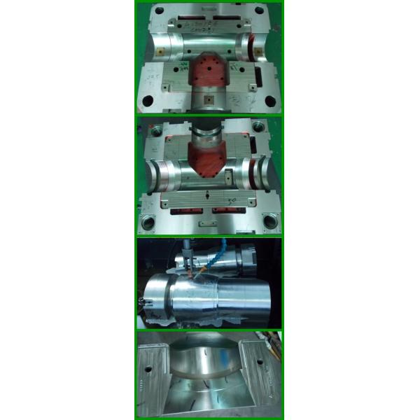 Plastic Injection Mold Tooling With Interchangeable Inserts For Industrial PVC Fittings