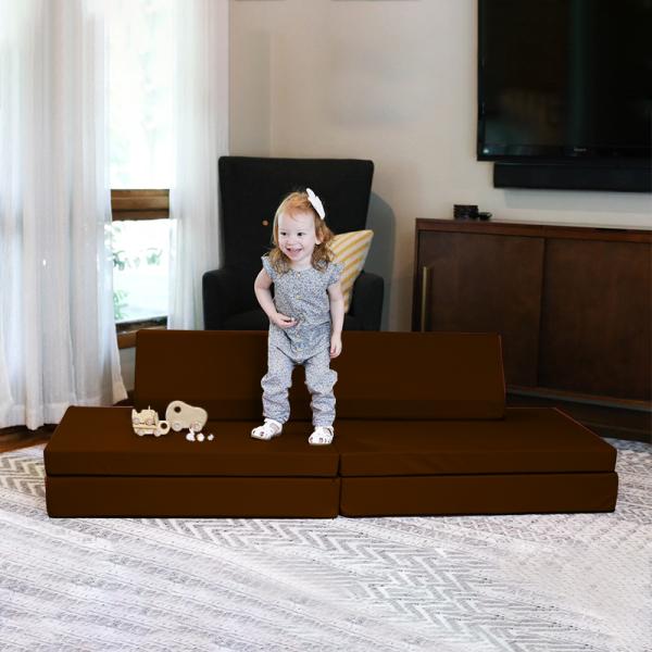 High Density Foam Play Mat Couch Shock-Absorbing Playroom Sofas