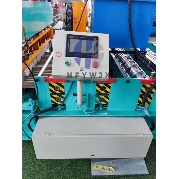 980 Model Glazed Tile Roll Forming Machine with 16 Roll Forming Stations and PLC Control System for Roof Tiles
