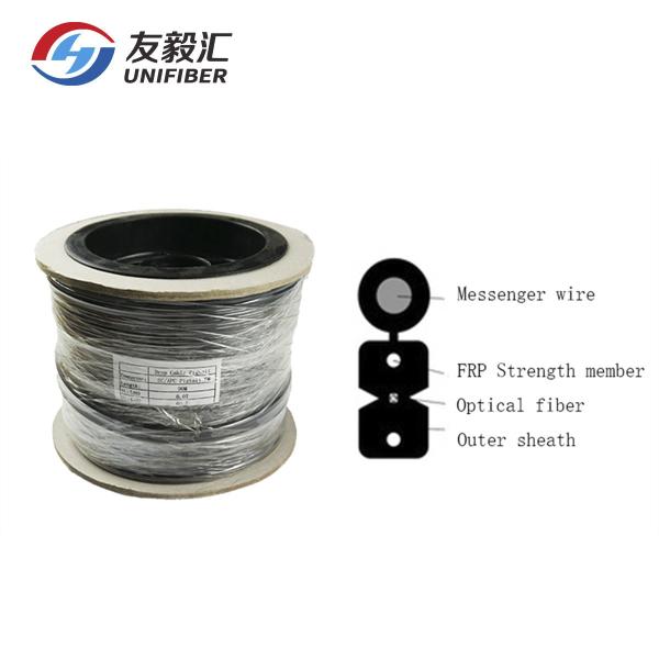 FTTH SC/APC G657A1 LSZH 150m Drop Cable Fiber Pigtail