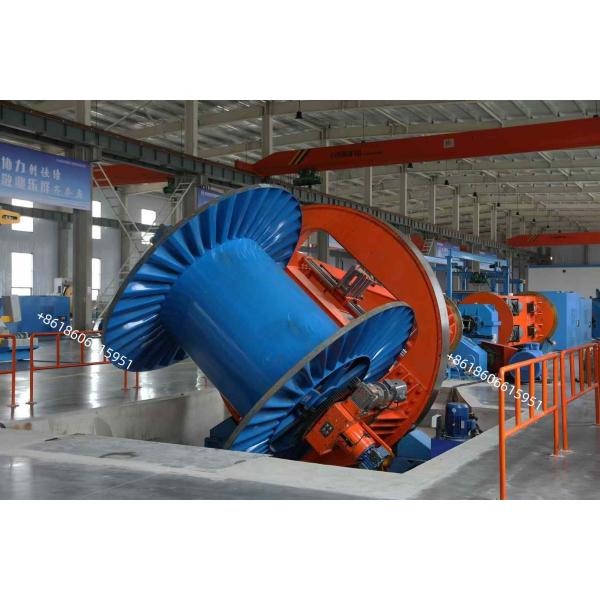 Professional JPD2500 Drum Twister Machine For Large Conductor Stranding Sectorial Cables