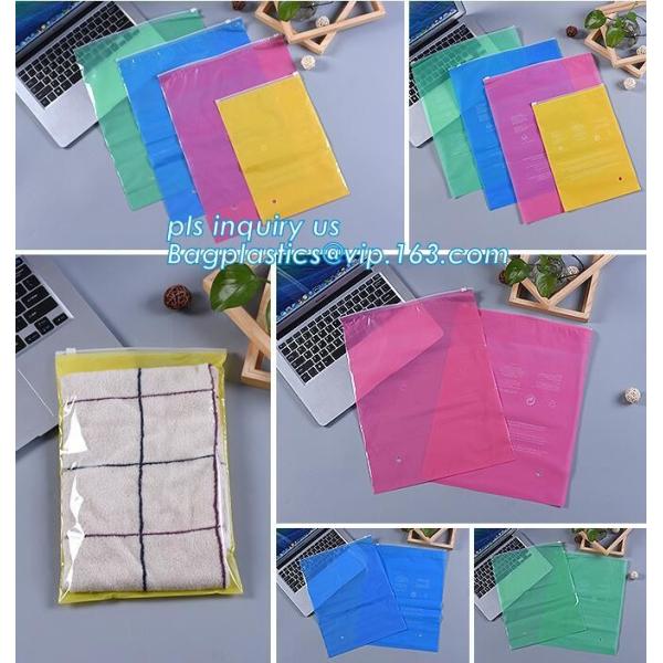 Plastic slide zip lock bag plastic slider zipper bags, Customized Printed Small Plastic Pvc Vinyl Bag Bikini slider zip