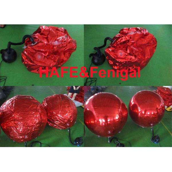 Atmosphere Sensing Inflatable Mirror Balloon PVC 2m Diameter Use For Christmas