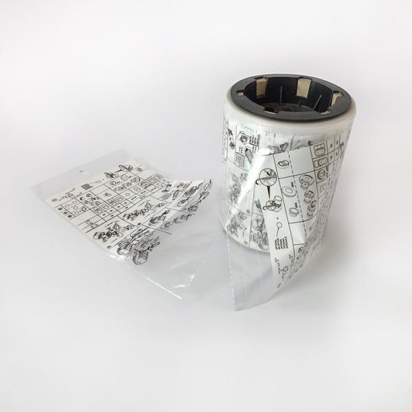 Auto Packaging LDPE Pre Opened Bags On Roll Custom logo Printing