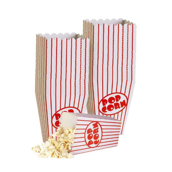 Full Payment Option Environmentally Friendly Popcorn Packaging Boxes with Custom Logo