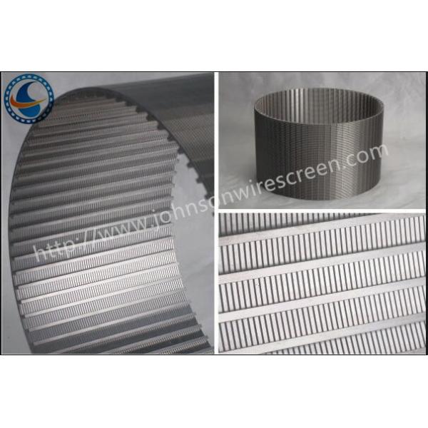 Non Clogging Johnson Filter Screen , Johnson Well Screen For Sugar Mill