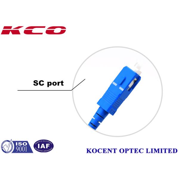 Single Mode Duplex SC/UPC Fiber Optic Patch Cord with 2.0mm Diameter and PVC LSZH Cover