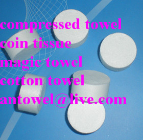 pipe packed coin tissue magic towel