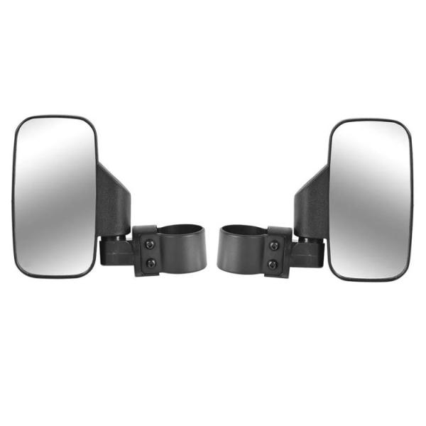 PP Plastic Colored Reflective UTV Rear View Side Mirrors for UTV ATV Adjustable 1.5" 2