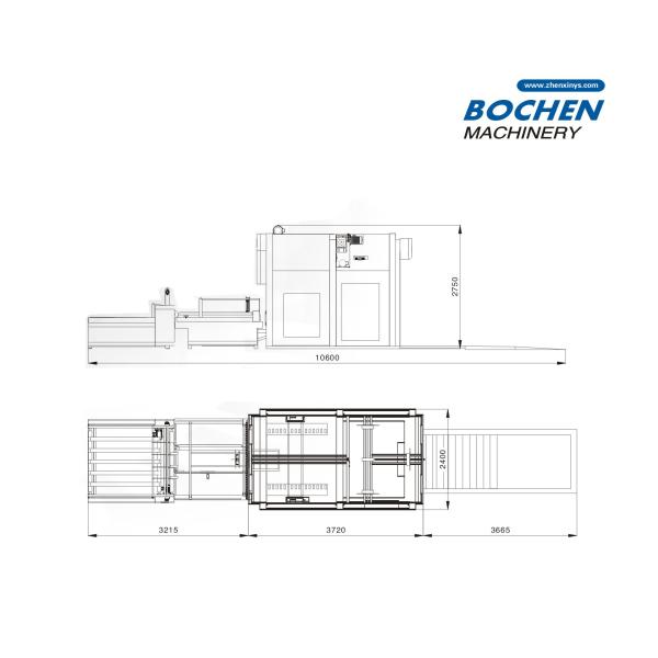 High Speed Auto Stacker Machine Flip Flop For Paper Threading Machine 1700mm