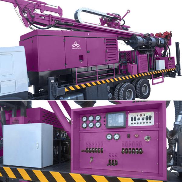 Truck Mounted Drilling Rig With Mud Pump Water Well Drill Machine Reverse Circulation Drilling Rig