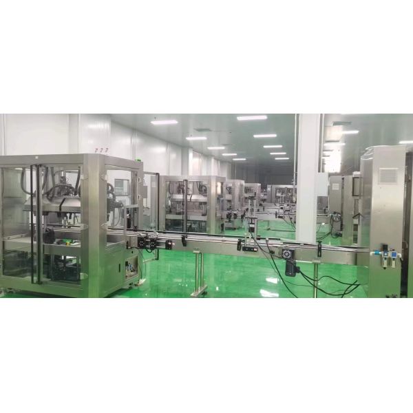Precision Automatic Inline Filling Machine PLC Control Compact And Modular