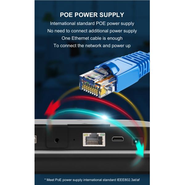 10.1 Inch POE Android Meeting Room Tablet with LED Light Control