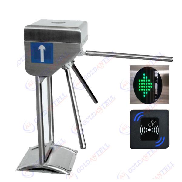 Bus station three arm gate tripod turnstile for Intelligent flow control
