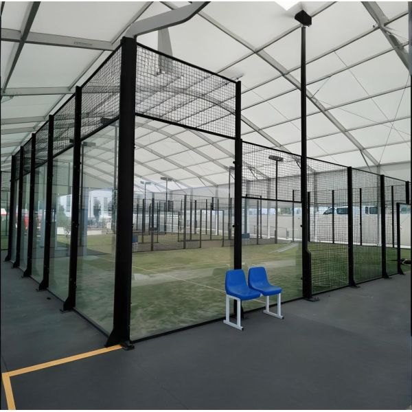 Storm-Resistant Retractable Padel Canopy System