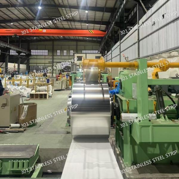 301 Stainless Steel Strip Full Hard Temper Custom Width / Thickness For Spring Clip Manufacturing
