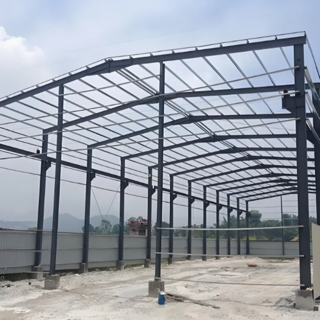 High-strength H-section Steel Structure Building with Corrosion Resistant Prefabricated Industrial Quick Installation