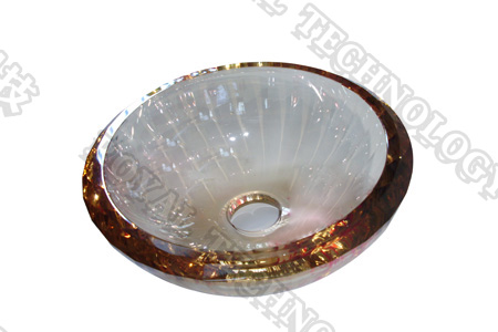 Glassware Copper Coating, Pink color plating on glass cups