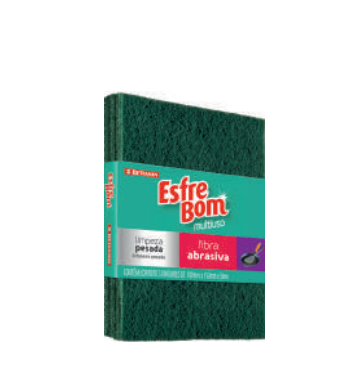 Green Polyester Scouring Sponge Pad Strong And Durable Quick Drying Cleaning Pad For Non-Stick Cookware And Stainless Steel