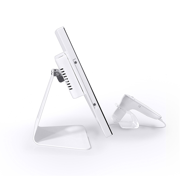 Technical view of hair analyzer components