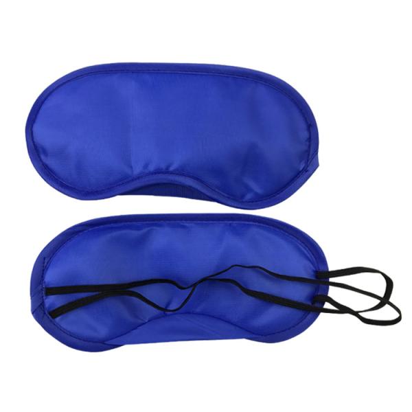 Polyester 3D Sleeping Eye Mask Silk Screen Imprint Blackout Eye Covers